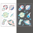 thumbnail image 2 of Cqxid Autocollants à Moins de 5$ Dessin Animé Bleu Lumineux Autocollants Temporaires pour Tatouage Enfants Autocollants Imperméables, 2 of 3