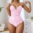 thumbnail image 2 of Ladies' European And Teddy Lace Patchwork Spaghetti Strap Sexy And Form Fitting Dress, 2 of 2