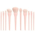 thumbnail image 1 of 10 - Piece Set of Multicolor Makeup Brushes for Women, 1 of 6