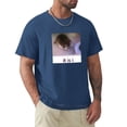 thumbnail image 1 of Camiseta de verano para hombre camisa negra con cuello redondo blusa estampada, 1 of 7