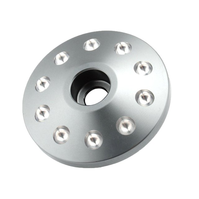 Montaje de soporte de escape disco apto para Scrambler Premium gris Zulema Disco formado de montaje
