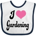 thumbnail image 3 of Inktastic Gardener I Love Gardening Girls Baby Bib, 3 of 4