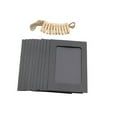 thumbnail image 1 of kiplyki 10Pcs Photo Flim 3Inch Paper DIY Wall Picture Hanging Frame Album+Rope+Clips, 1 of 1