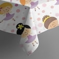 thumbnail image 5 of Ballet Princess Girls Pattern Square Tablecloth,Waterproof Square Table Cover,Wipeable Spillproof Washable Table Cover for Home Kitchen Party Decor 60"x60"(152x152cm), 5 of 6