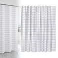 thumbnail image 2 of Clearance Bath Grid Shower Curtain Liner For Bathroom Fabric Shower Curtain Set With And Hooks Machine Washable Easy Clear Easy Care Shower Curtain Rod, 2 of 9
