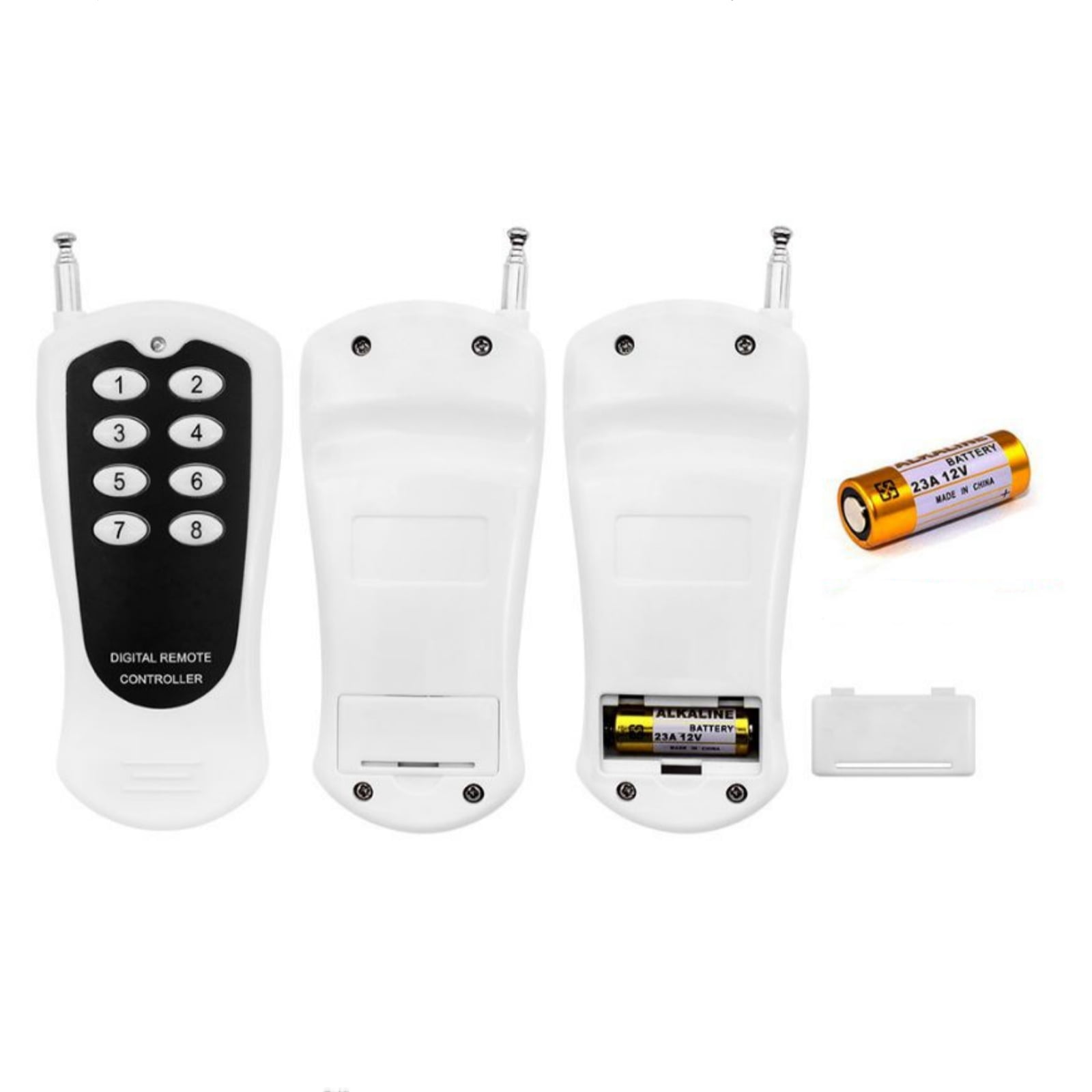 High-Performance 8-Channel Wireless Switch for Relays 12V, 433MHz, Receiver and Transmitter