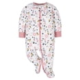 thumbnail image 3 of Set de Pijamas Sleep 'N Play Gerber para Bebé Niña con Osito Rosa 0-3 Meses, 3 of 5