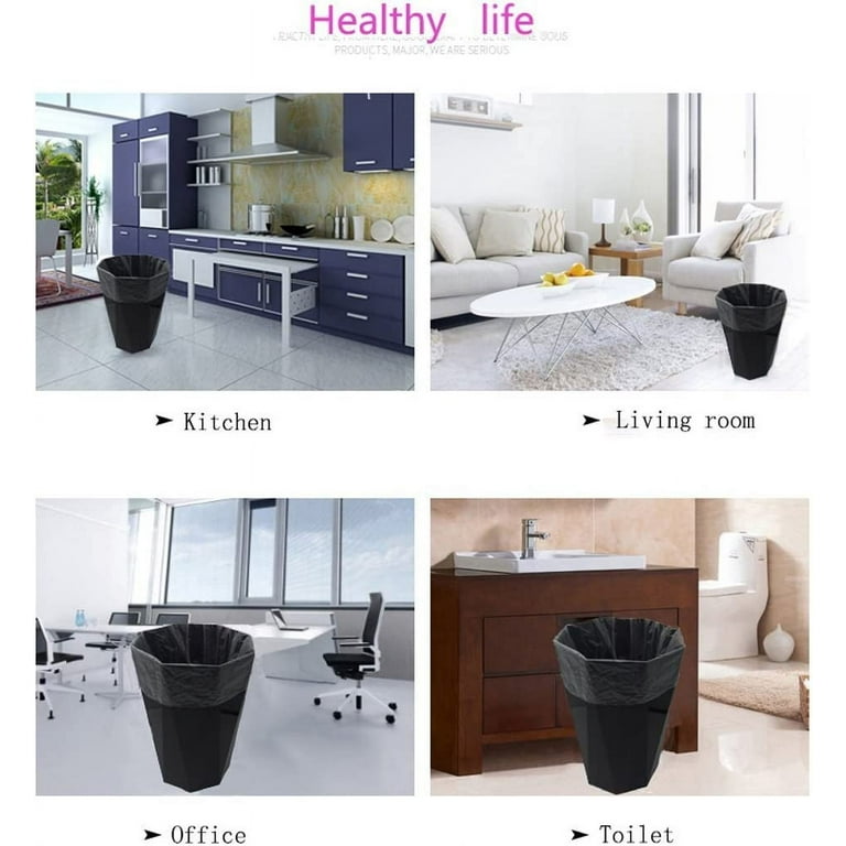 2.6 Gallon 350pcs Clear small Trash Bags Strong Clear Garbage Bags, Bathroom  mini Trash Can Bin Liners,Plastic Bags for home waste basket liner, fit 10  Liter, 0.8,1,1.2,1.5,2,2.6,3Gal（Clear 350) - Yahoo Shopping
