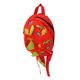 thumbnail image 4 of Mochila para niños pequeños con bonito dinosaurio de dibujos animados que evita pérdidas, mochila de gran capacidad para niños con correa para niños de 2 a 4 años, color rojo, 4 of 15