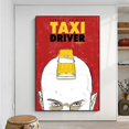 thumbnail image 3 of Póster de la película Taxi Driver, sin marco, papel Kraft para club, bar, póster vintage, arte de pared, pintura, dormitorio, estudio, pegatinas, 3 of 5
