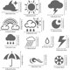 thumbnail image 3 of Plantilla de metal de 6,3 pulgadas para el clima, con diseño de arcoíris, luna, estrella, lluvia, gotas, nubes, copos de nieve, reutilizable, para pintar en acero inoxidable., 3 of 9