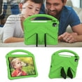 thumbnail image 6 of Allytechgroup Kids Case for iPad Pro 11 Inch 4th/3rd/2nd/1st Gen,  iPad Air 4 /5 EVA Shockproof Heavy Duty Case with Foldable Kickstand / Handle Kids Friendly Case for Boys Girls Children, Green, 6 of 7