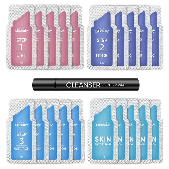 Kit de laminación de cejas Libeauty que dura 8 semanas, bolsita desechable
