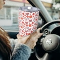 thumbnail image 6 of Susaid Floral butterfly Print 20oz Car Cup,Insulated Coffee Cup Fully Spill Proof Travel Coffee Mug, Stainless Steel Tumbler for Work Home Outdoor Car-Without Straw, 6 of 8