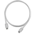 thumbnail image 1 of SilverStone Technologies CPU06S-500 0.5 m USB 3.1 Generation 2 Type-C to Type-C with E-Marker IC & Support PD Function Cable, Silver, 1 of 2