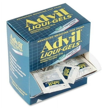 Advil Liqui-Gels Single Packets For Headache, Toothache, Backache - 50 / Box
