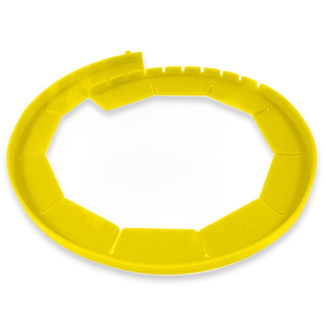 Corteza de pastel ajustable Hogar Flan Shield Pastelería Redondo Silicona Edge Panadería Protector Herramientas Herramientas Cocina Hogar Bakeware Amarillo seitruly HA011487-02B