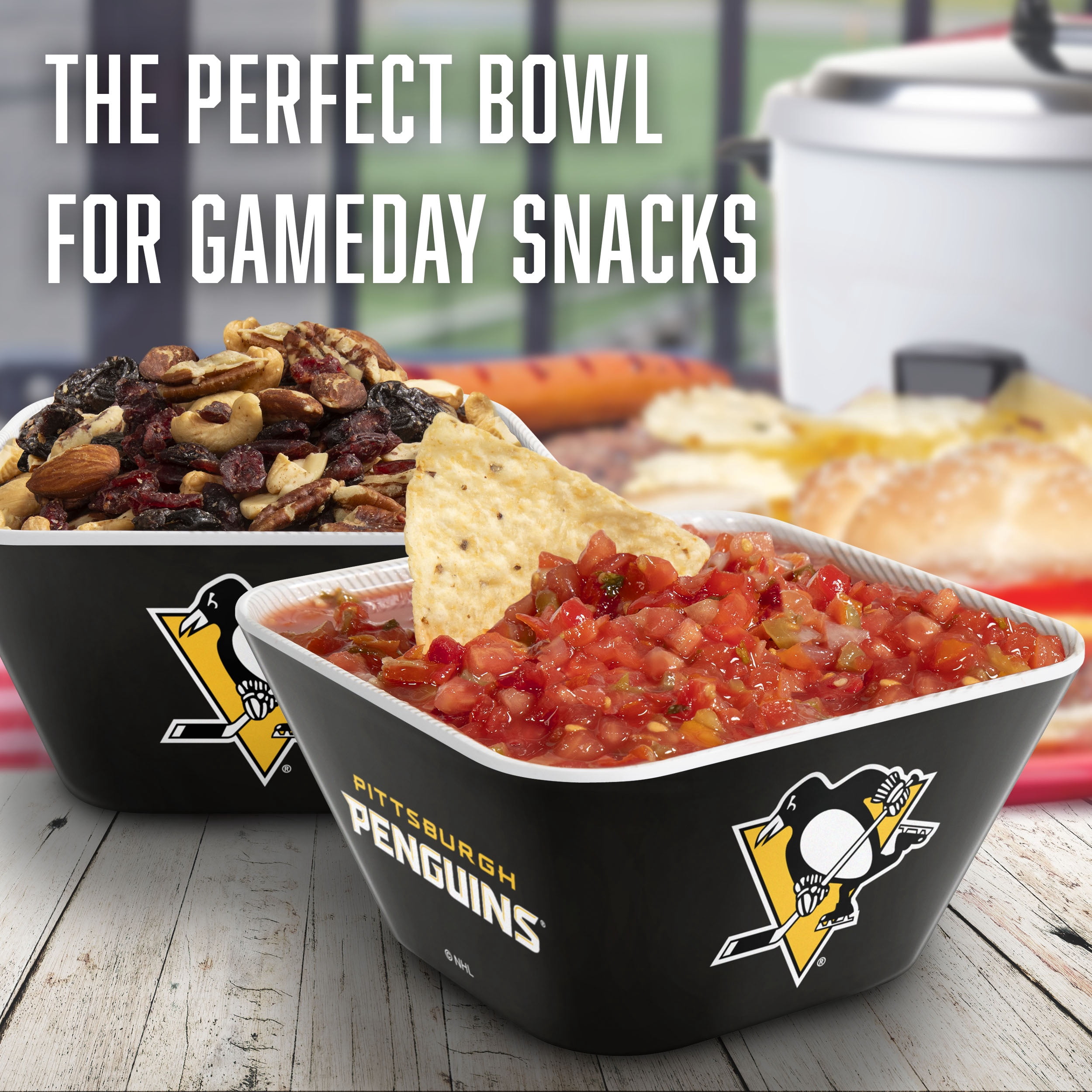 YouTheFan NHL Pittsburgh Penguins Small Snack Bowl
