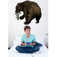 thumbnail image 2 of Wallhogs Bear with Fish Cutout Wall Decal, 2 of 2