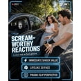 thumbnail image 4 of Ghost Face Headrest Covers 2Pcs Spooky Car Interior Upgrade Halloween Themed Headrest Protector Breathable Soft Fabric Easy Install for Vehicle Auto SUV (D), 4 of 8