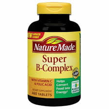 Nature Made Super B Complex Tablets , New Larger Count , 460
