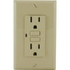 GE GFCI Receptacle, Ivory