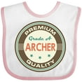 thumbnail image 3 of Inktastic Archer Premium Vintage Boys or Girls Baby Bib, 3 of 4