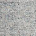 thumbnail image 7 of HomeRoots 566183 8 x 10 ft. Oriental Hand Woven Distressed Rectangle Area Rug with Fringe, Gray, Blue & Taupe, 7 of 7