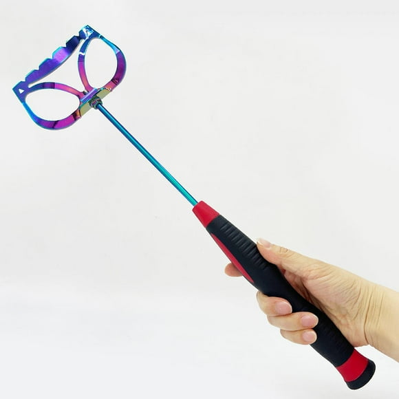 Colaxi Shrimp Brick Practical Breaking Shrimp Brick Non Slip Rubber Handle Lightweight Convenient Lure Tool Efficient Red