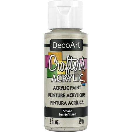 UPC: 0766218065063 | DecoArt Crafter s Acrylic Paint 2 oz. Smoke