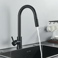 thumbnail image 2 of Senlesen Kitchen Faucet Matte Black Pull Out 360 Rotation Kitchen Sink Tap, 2 of 8