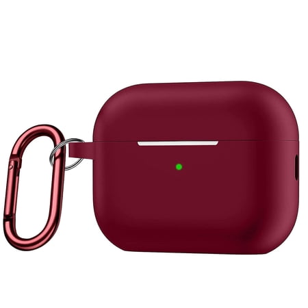 UPC: 0810050768269 | SaharaCase Silicone Case for AirPods Pro 2 (2nd Generation) Burgundy HP00052