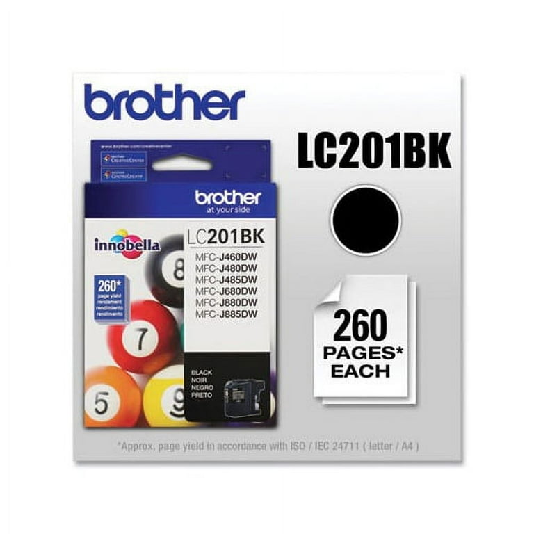 LC201BK Innobella Ink, 260 Page-Yield, Black LC201BK Innobella Ink, 260 Page-Yield, Black