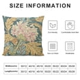 thumbnail image 5 of BANET Throw Pillow Covers , Vintage Green Leaves Pattern Square Decorative Cushion Covers, Home Pillow Case for Sofa Couch White, 5 of 5