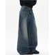 thumbnail image 5 of Vaqueros holgados Y2K for hombre - Pantalones vaqueros grunge vintage de pierna ancha for ropa de calle de hip hop y skater, 5 of 7