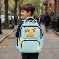 thumbnail image 4 of Aplkyhs Backpack for Kids Teens Age 6-18 School Bag with Large Capacity Durable Lightweight Water Resistant Bookbag Ice Cream Capybara, 4 of 7
