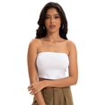 thumbnail image 6 of Women's Basic Casual Strapless Backless Bandeau Tube Top, 6 of 6