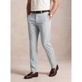 thumbnail image 4 of MEILIHUA Men's 30" Inseam Lightweight Chino Pants, Tencel Blend Flat Front Casual Summer Trousers, 4 of 7