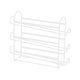 thumbnail image 3 of Organizador de refrigerador con soporte para huevos, contenedor deslizable, bandeja para huevos frescos, multicapa blanco de 3 capas, 3 of 9
