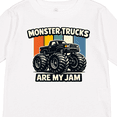 thumbnail image 4 of Inktastic Monster Trucks Are My Jam Boys or Girls Long Sleeve Toddler T-Shirt, 4 of 5