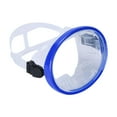 thumbnail image 1 of Máscara de buceo de lente única gafas de natación Silicona a prueba de fugas de silicona amplia máscara de snorkel para adultos para bucear buceo Azul, 1 of 8