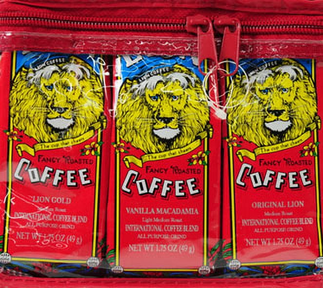 Lion Coffee Lions 6-1.75oz Gift Tote