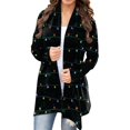 thumbnail image 1 of Long Sleeve Cardigan For Women Fall Open Front Cardigan With Pockets Casual Duster Lightweight Cardigan Sweater, 1 of 4