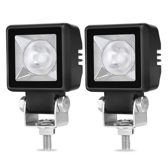2X 2inch Square LED Light Cube Pods Spot Driving Fog Lamp For Jeep Offroad Truck