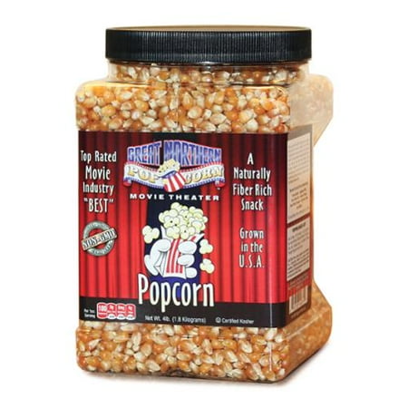 Best Great Northern Popcorn Premium Yellow Gourmet Popcorn, 4 Pound Jug deal Best Great Northern Popcorn Premium Yellow Gourmet Popcorn, 4 Pound Jug deal