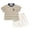 Brown, variant on Toddler Baby Boy Summer Clothes Short Sleeve Airplane Print Shirt Elastic Waist Shorts Sets Summer Outfit 2Pcs(White,4-5 Years)