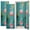 Color 1, variant on 2 Pcs School Locker Magnetic Wallpaper 12" x 36" Flamingos Standing Shallow Water Vibrant Golden Sunset Reusable Removable Locker Accessories Back to School Supplies