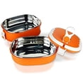 thumbnail image 3 of HLONK Hot Food Container Rectangular Insulation Box Stainless Steel Lunch Box Food Storage Container ‘s Hot Food Insulation Box Food Storage Discount, 3 of 9