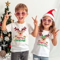 thumbnail image 1 of Camiseta con estampado de ciervos de Feliz Navidad para niños, ropa de fiesta navideña para niños y niñas, camiseta de vacaciones para niños, camiseta de manga corta para niños, 1 of 5