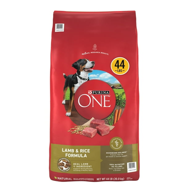 Purina ONE SmartBlend Natural Lamb and Rice, Adult Dry Dog Food